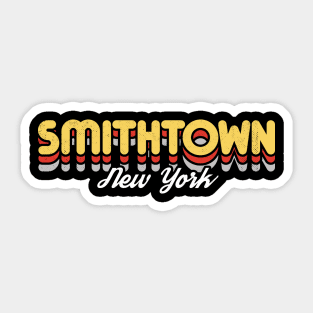 Retro Smithtown Sticker